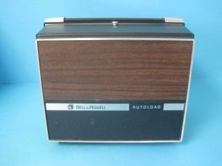 Awesome Vintage Bell & Howell Movie Projector 8mm 461b Wood Grain Design