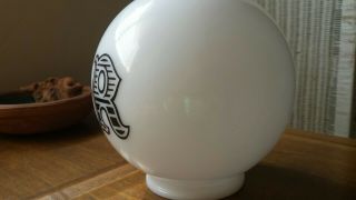 Vintage BAR Milk Glass White Globe Lamp Shade Round Light Replacement Globe 6 