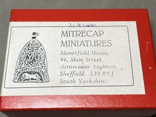 1:32 Vintage MITRECAP MINIATURES 2 x BR LIMBER 1800s Metal Military Model Kit 2