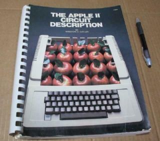 1983 The Apple Ii Circuit Description & 40,  Large Fold - Out Schematics Diagrams