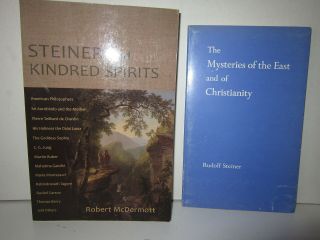 2 Vols Rudolf Steiner And Kindred Spirits & Mysteries Of The East & Christianity