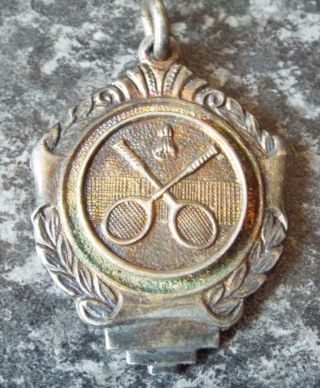 Vintage 1961 Badminton " Three Clubs " Fob Medal
