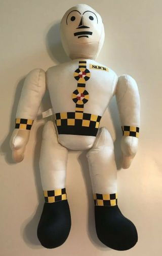 Tyco Slick Crash Test Dummy Plush Soft Doll Removable Legs Arms Head Vintage 21”