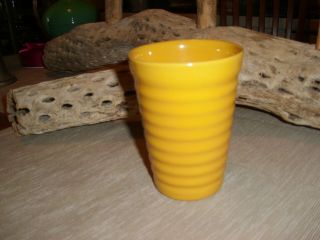 Vintage Bauer Pottery Ringware Chinese Yellow 12 Ounce Tumbler