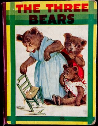 The Three Bears,  Little Black Sambo,  Antique Saafield Children 
