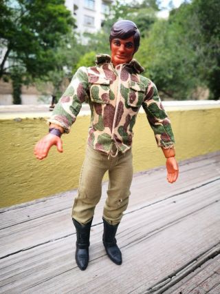 Vtg Mattel 1971 Big Jim Action Figure Karate Chop With Clone Clothes And Boots
