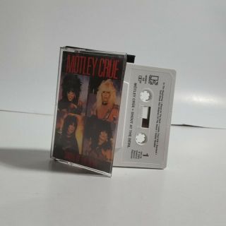 Vtg Motley Crue Shout At The Devil Cassette Tape 1983 Elektra Glam Hair Metal