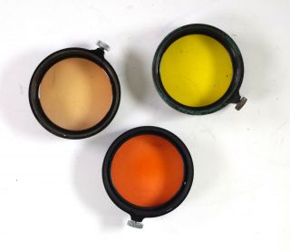Leica Leitz 3 Slip On Filters,  Orange,  Yellow - Rl