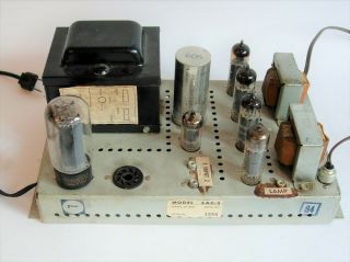 Packard Bell Stereo Tube Amplifier : P - P El84,  7025,  5u4 - Sounds Dpa - 20