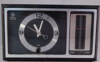 Vintage Ge Radio General Electric Am Fm Alarm Clock