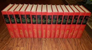 Vintage 1953 - 1954 The Childrens Hour Books Volumes 1 - 16 Complete Set