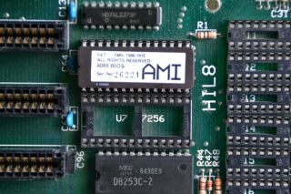 PC/XT motherboard 8 - bit ISA,  NEC V20 CPU 8088 clone,  512Kb Ram 7
