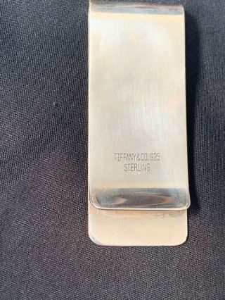 Vintage Tiffany and Co.  Sterling Silver Money Clip 2