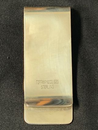 Vintage Tiffany and Co.  Sterling Silver Money Clip 3