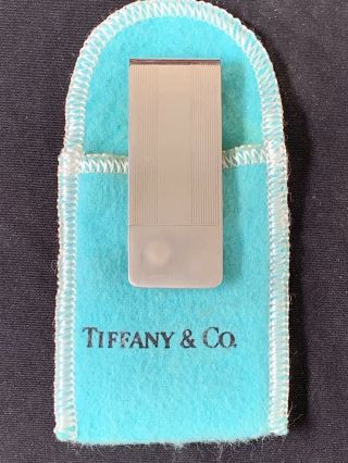 Vintage Tiffany and Co.  Sterling Silver Money Clip 7