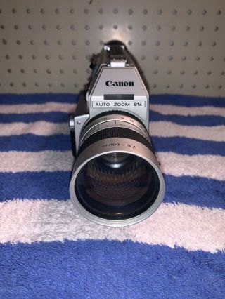 Canon Auto Zoom 814 Electronic 8mm Film Camera f1.  4 lens 2