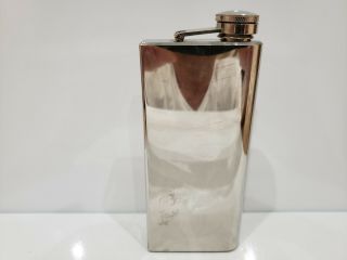 Vintage 6 Oz.  Stainless Steel Boot Flask