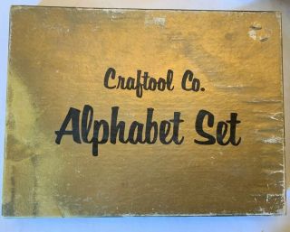 Vintage Alphabet Letter Set 3/4 