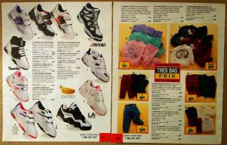 1996 Vintage Paper Print Ad 2 - Pg Fashion Clothing Shoes Top Pants Socks Undies