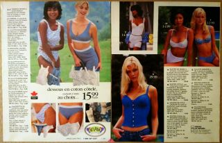1996 Vintage Paper Print Ad 2 - Pg Bikini Brief Panty Corset Lingerie Underwear