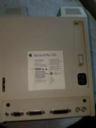 Partly Apple Macintosh Mac Plus 1MB M0001A Computer 6