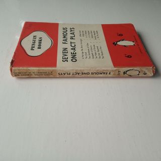 Vintage book: Seven Famous One - Act Plays,  Various,  1st (Penguin Books,  1937) 4