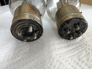 Pair (2) Western Electric 216 - A Vacuum Tubes for WE 7A Amplifier - Good Filament 8