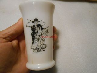 Vintage Hopalong Cassidy Hoppy Says Dinner Milk Cup Mug