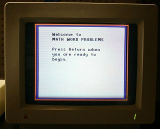 AppleColor RGB Monitor A2M6014 Apple IIGS Color & 3