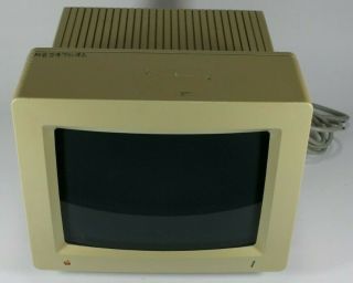 AppleColor RGB Monitor A2M6014 Apple IIGS Color & 5
