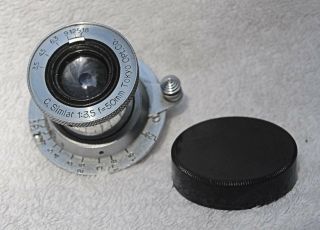 Rare C.  Simlar 50mm F3.  5 Lens In 39mm Lsm Tokyo Opt.  Co.