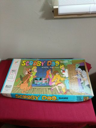 Vtg Hanna - Barbera Board Game 4318 Scooby Doo Where Are You 1973 Mb Not Complete