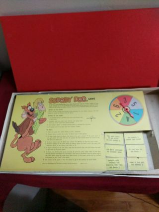 Vtg Hanna - Barbera Board Game 4318 SCOOBY DOO WHERE ARE YOU 1973 MB Not Complete 3