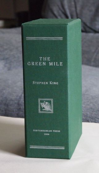 The Green Mile 6 Vols,  Slipcase,  Stephen King,  Subterranean Press,  Gift Edition