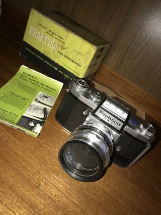 Vintage Praktica Fx3 35mm Camera With 1:2 50mm Lens