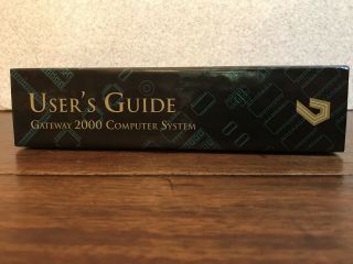 GATEWAY 2000 COMPUTER SYSTEM USER GUIDE 1992 - 1993 4DX2 - 66V 50V 4DX - 33V 4SX - 33V 3
