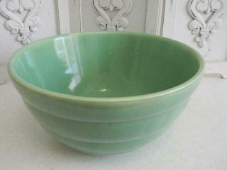 Fabulous Vintage 12 Ringware Bauer Bread Or Mixing Bowl Signed
