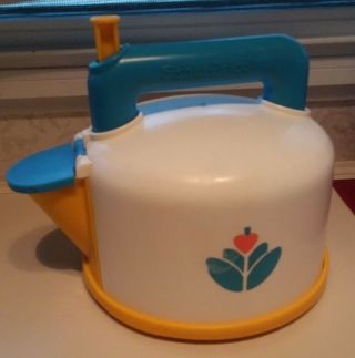 Vintage 1987 Fisher Price Fun With Food Play Kitchen Whistling Tea Pot Teapot