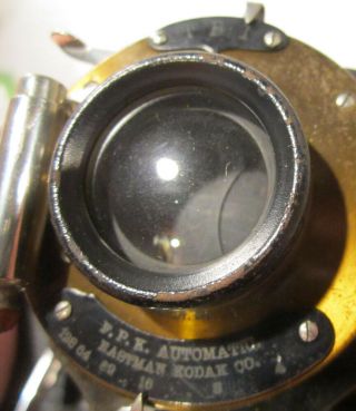 1910 Antique Kodak No.  3 - A Model A Folding Brownie w/ Maroon Bellows Great Cond 5