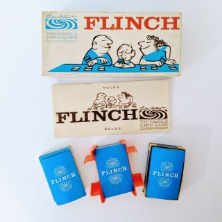 Vintage Flinch Card Game 1963 Parker Brothers - Complete