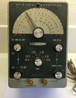 (1) Heathkit Ig - 102 Vintage Tube Signal Generator Test Equipment Usa