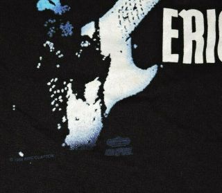 ERIC CLAPTON Nothing But The Blues tour t shirt 90 ' s Winterland XL vintage 2