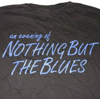ERIC CLAPTON Nothing But The Blues tour t shirt 90 ' s Winterland XL vintage 3