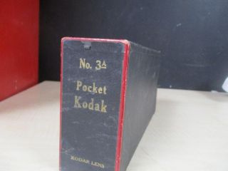 1910 Eastman Kodak No.  3a Folding Pocket Camera Exc Cond