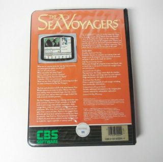 THE SEA VOYAGERS CBS SOFTWARE IBM FLOPPY GAME 2