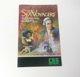 THE SEA VOYAGERS CBS SOFTWARE IBM FLOPPY GAME 7