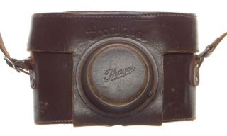 Exakta Slr 35mm Film Vintage Camera Leather Case Strap