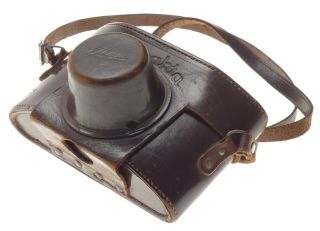 EXAKTA SLR 35mm film vintage camera leather case strap 2