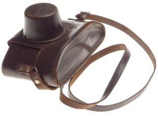 EXAKTA SLR 35mm film vintage camera leather case strap 3