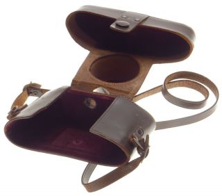 EXAKTA SLR 35mm film vintage camera leather case strap 6